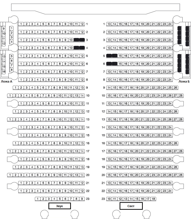 Театр мастерская схема зала спб с местами