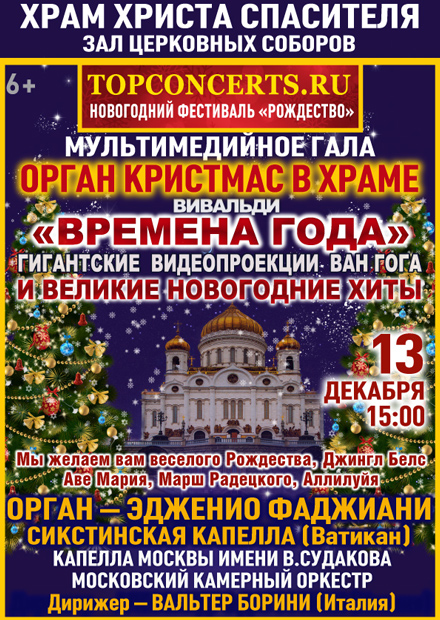 Орган Christmas в Храме