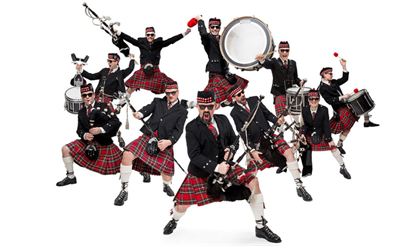 Оркестр волынщиков Москвы и клуб исторической реконструкции "Серебряный волк"