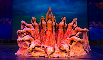 Ансамбль "Лезгинка", "Вайнах" и балет Кубанского казачьего хора