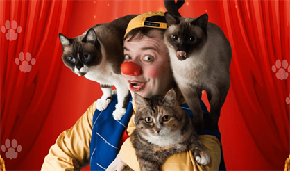 Дмитрий Куклачев и его кошки (Саратов)