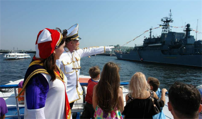 Посвящение в москвичи на воде