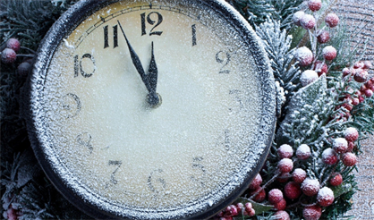 Часы двенадцать бьют