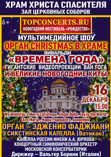 Орган Christmas в Храме