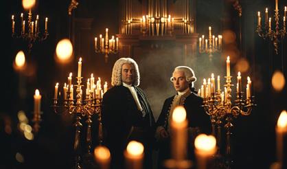 Старинный орган при свечах. Великая классика: Бах и Моцарт