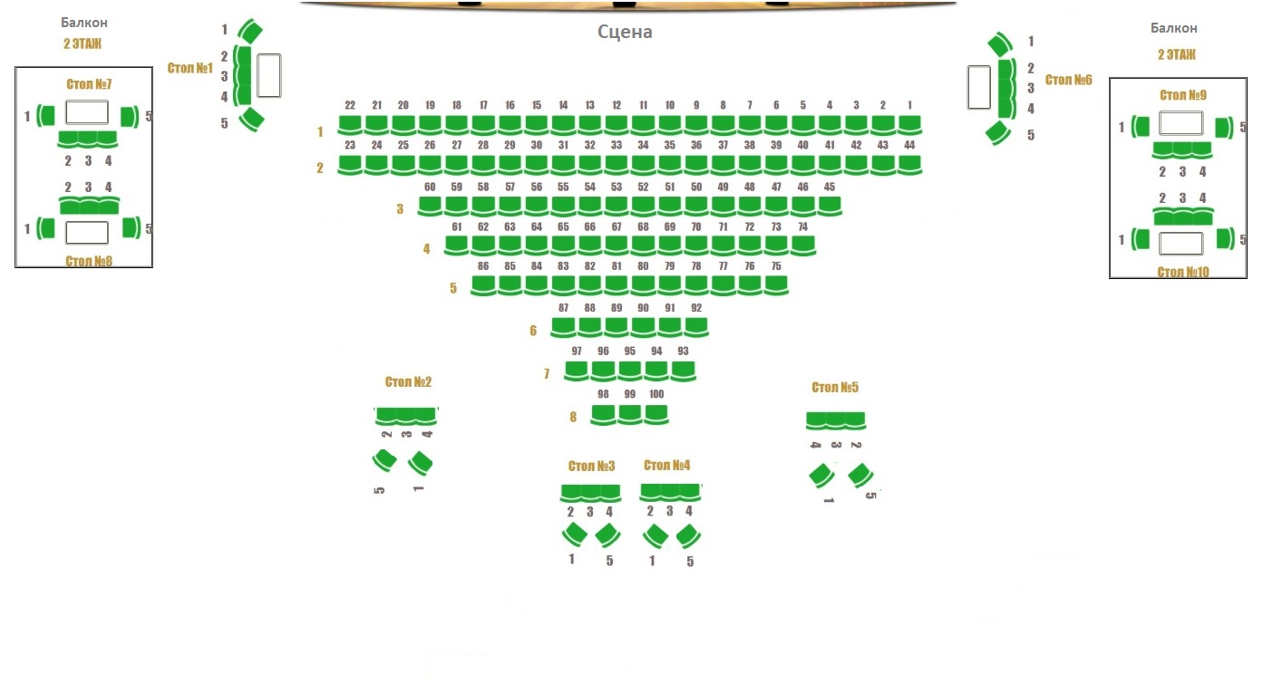 Воронежский концертный зал план зала