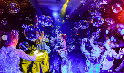 Шоу мыльных пузырей