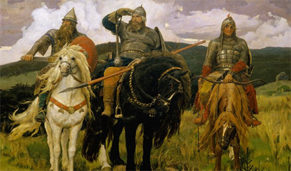 Богатыри. Русские былины с песочной анимацией