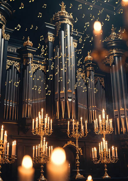 Органный вечер в соборе при свечах. Бах и Вагнер