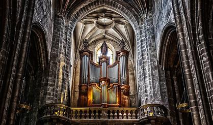 Старинный орган Англиканского собора при свечах. Бах. Бетховен. Вагнер