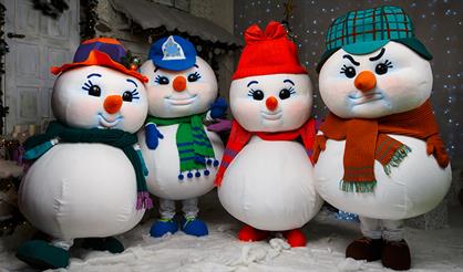 Новогоднее шоу "Снеговики"