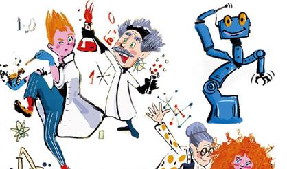 Учёная семейка и роботы