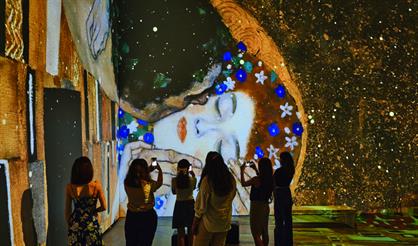 Мультимедийные выставки "Густав Климт. Золото модерна" и "Леонардо Да Винчи. Тайна гения"