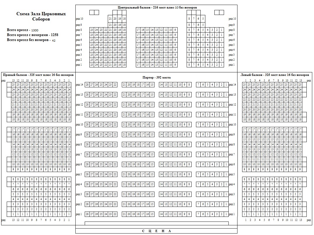 Концертный зал билеты. Схема зала церковных соборов в храме Христа Спасителя в Москве. Схема зала храма Христа Спасителя амфитеатр. Зал церковных соборов храма Христа Спасителя схема. Зал церковных соборов храма Христа схема зала.