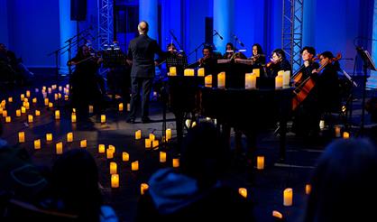 Вивальди. Времена года. Оркестр с роялем при свечах