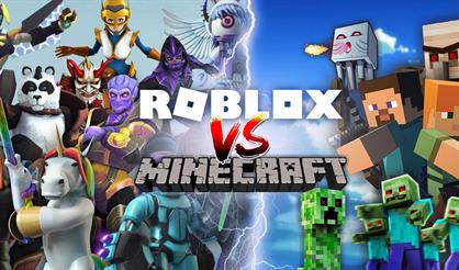 Роблокс против Майнкрафт