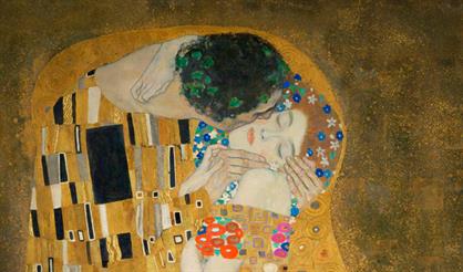 Мастер-класс по живописи «Густав Климт. Поцелуй. Картина с золотой поталью»