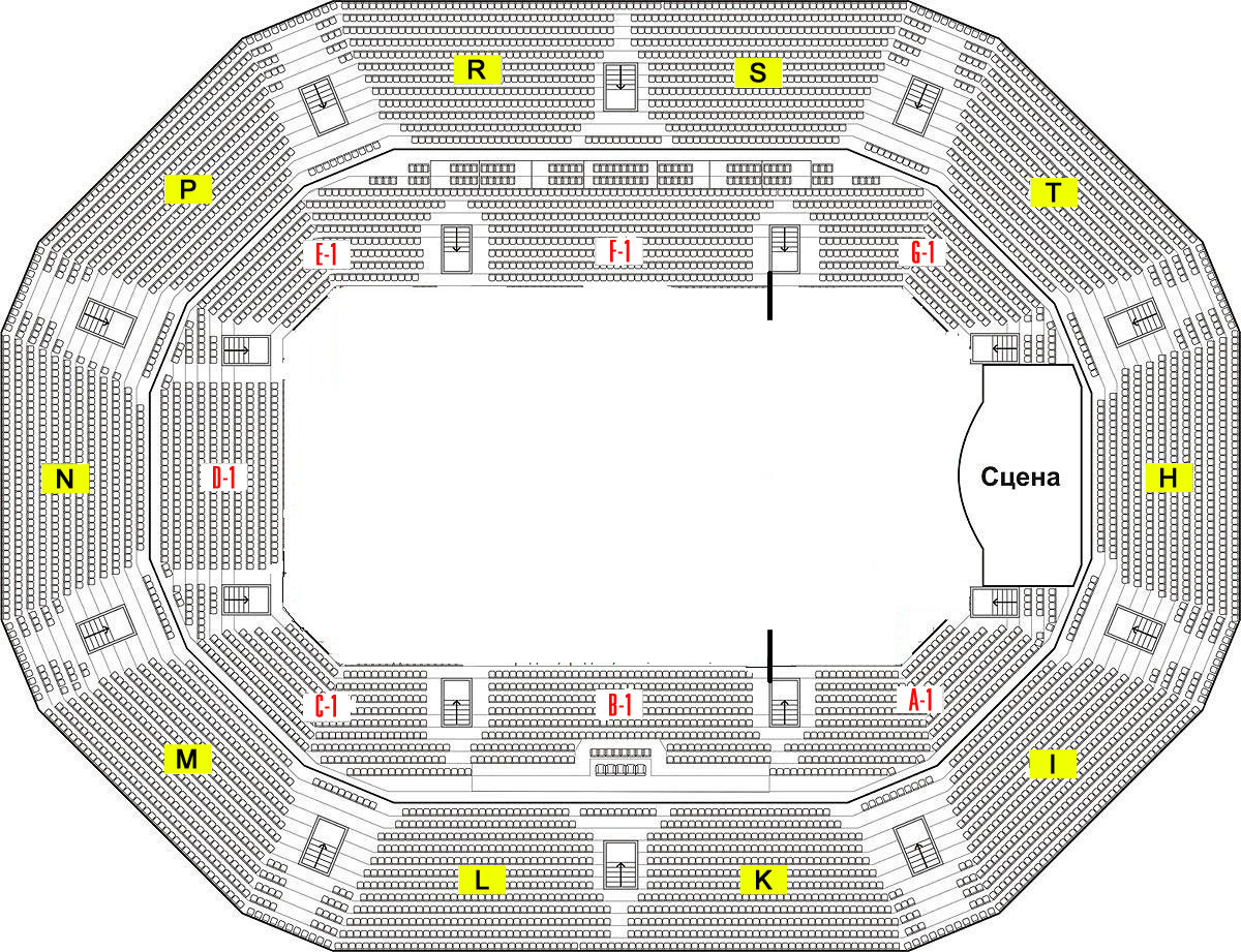 Юбилейный спортивный комплекс санкт петербург схема зала с номерами мест