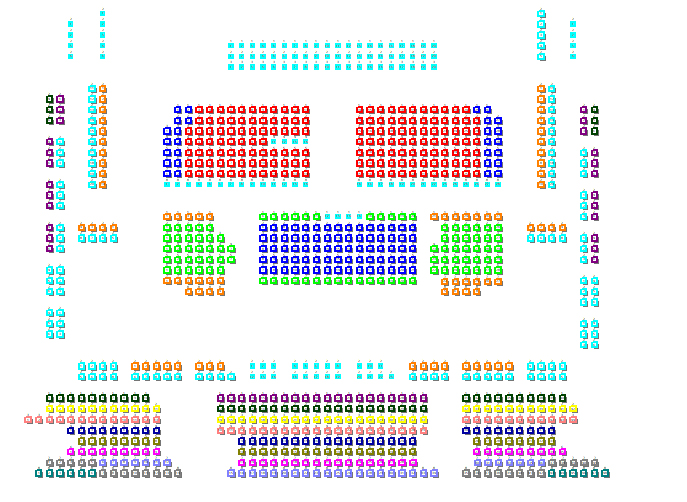 Схема зрительного зала театра оперы и балета самара