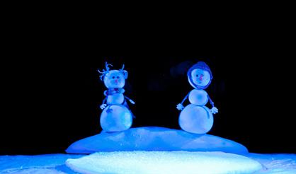 Солнышко и снежные человечки