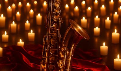 Парад саксофонов при свечах