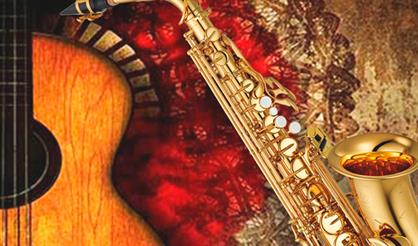 Театральный орган в усадьбе. Романтический вечер. Орган, гитары, саксофон