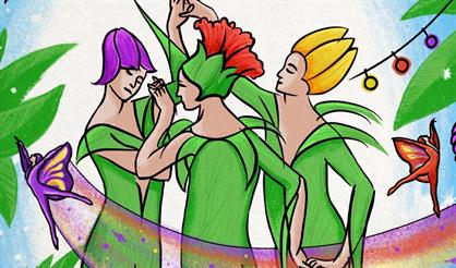 Новогодний переполох в оранжерее Деда Мороза