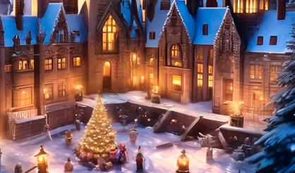 Театральный орган в усадьбе. Гарри Поттер. Рождество в Хогвартсе