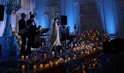 Джаз во дворце: Магия музыки в сиянии тысячи свечей