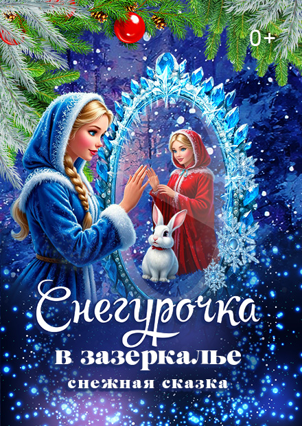Снежная сказка "Снегурочка в Зазеркалье"