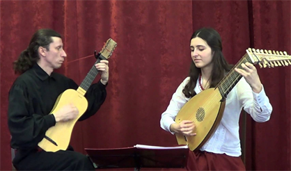 История гитары и лютни. Марина Белова, Андрей Чернышов