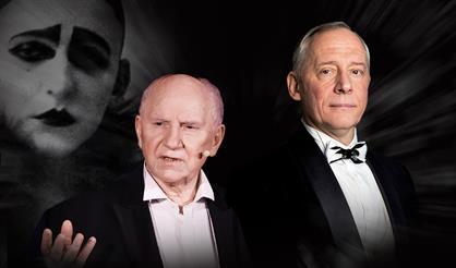 Валерий Баринов и Андрей Межулис в литературно-музыкальном спектакле "Баллада о Вертинском"