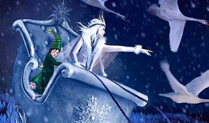 Театральный орган в усадьбе. Снежная королева. Орган, мандолина, песочная анимация