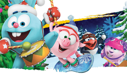 Елки-иголки Смешарики.