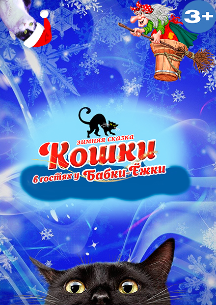 Зимняя сказка "Кошки в гостях у Бабки-Ёжки"