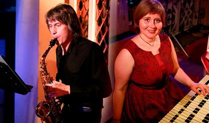 Романтический вечер при свечах. Орган и саксофон