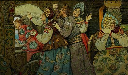 «Сказка о царе Салтане» с песочной анимацией