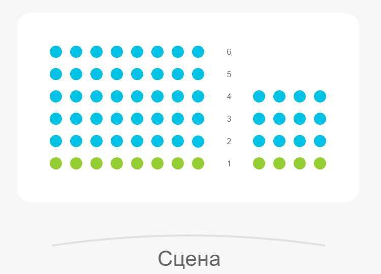 Схема зала Театр на Сухаревской