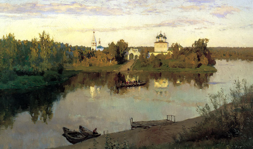 Картина левитана вечерний звон фото