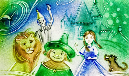 "Волшебник изумрудного города" с песочной анимацией