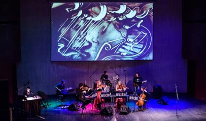 Квартет "Мелодион" и песочная анимация