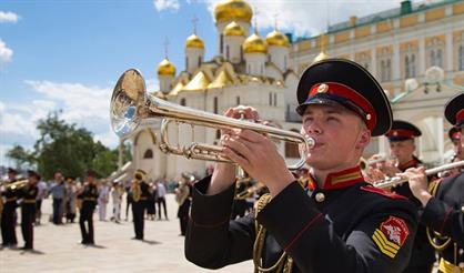 Суворовцы-музыканты. "Россия в сердце моем!"