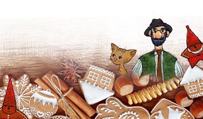 Рождество в домике Петсона