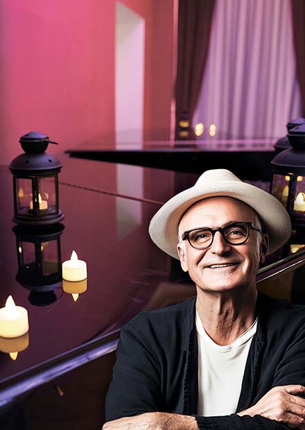 Театральный орган в усадьбе. Эйнауди при свечах