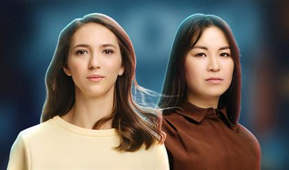 Сауле Юсупова и Надя Джабраилова