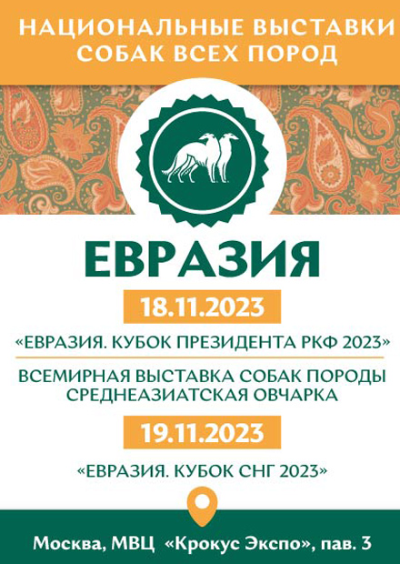 Выставка собак «Евразия 2023»